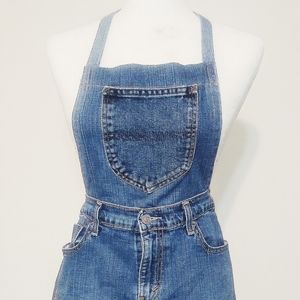 Levis Vintage Blue Jeans Apron Single Stitch